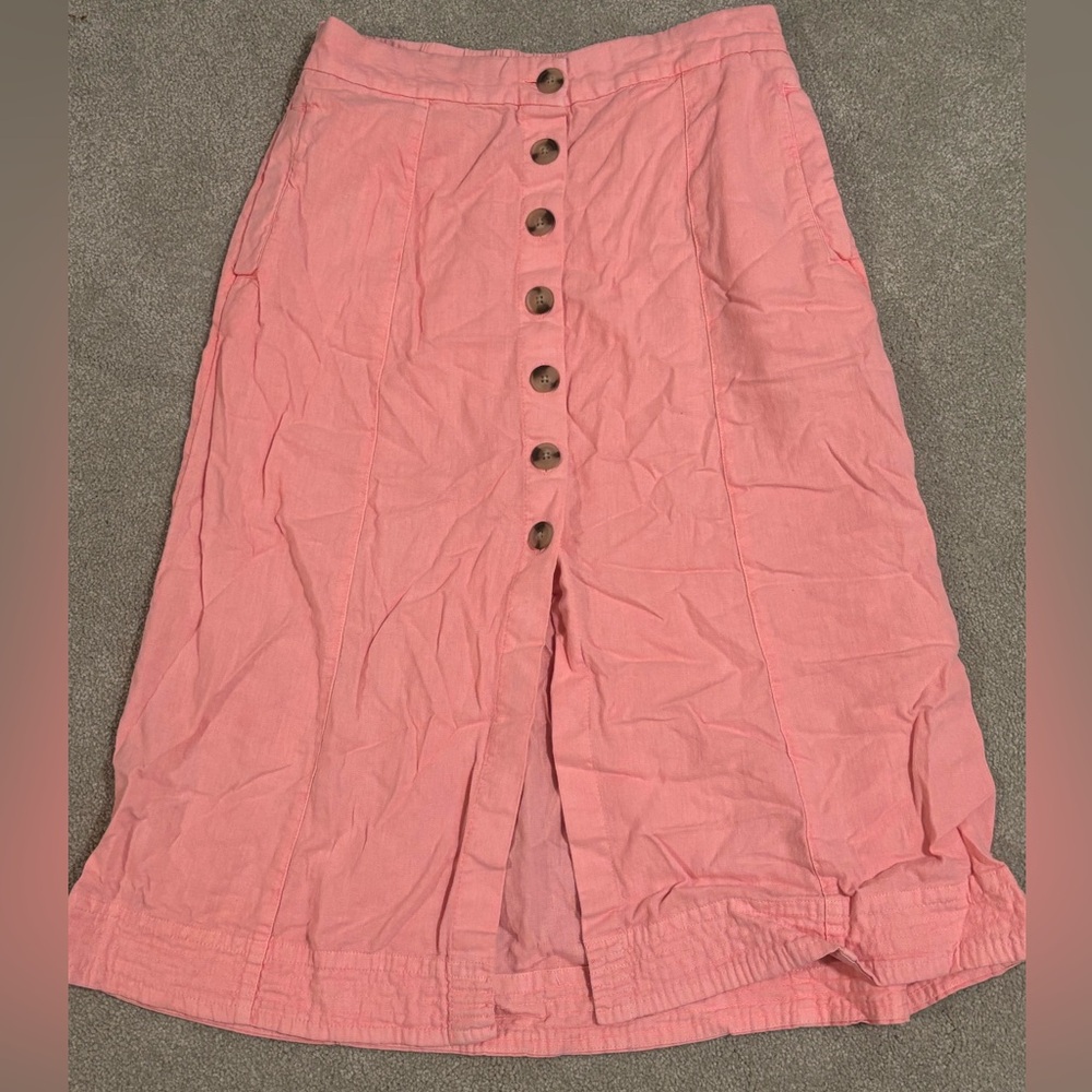Universal Threads Pink Midi Skirt